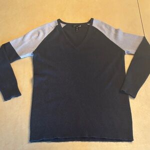 Aqua Cashmere Sweater, Small